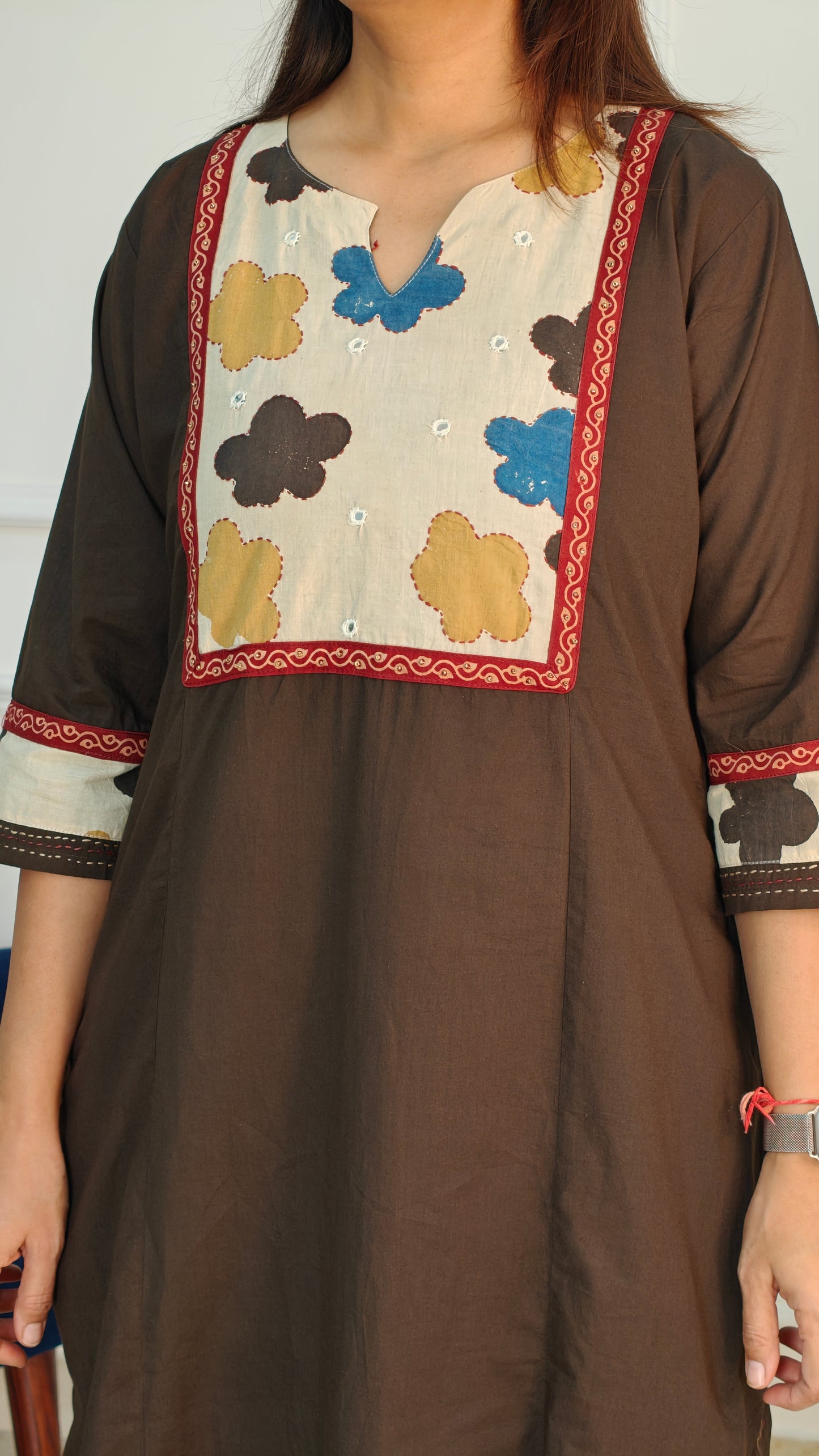 Flower Applique Cotton Set