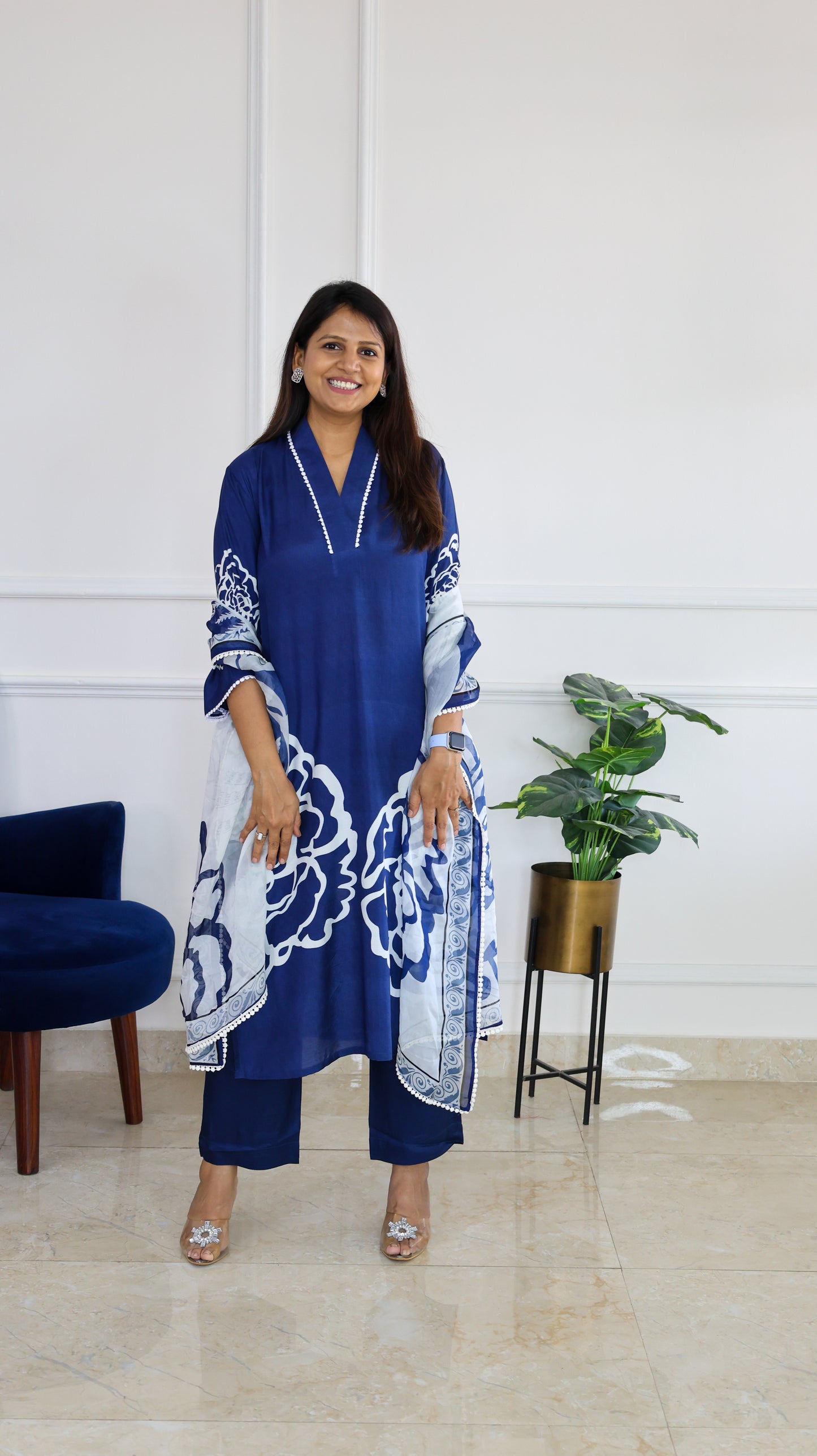 Neel Kamal Muslin Suit Set