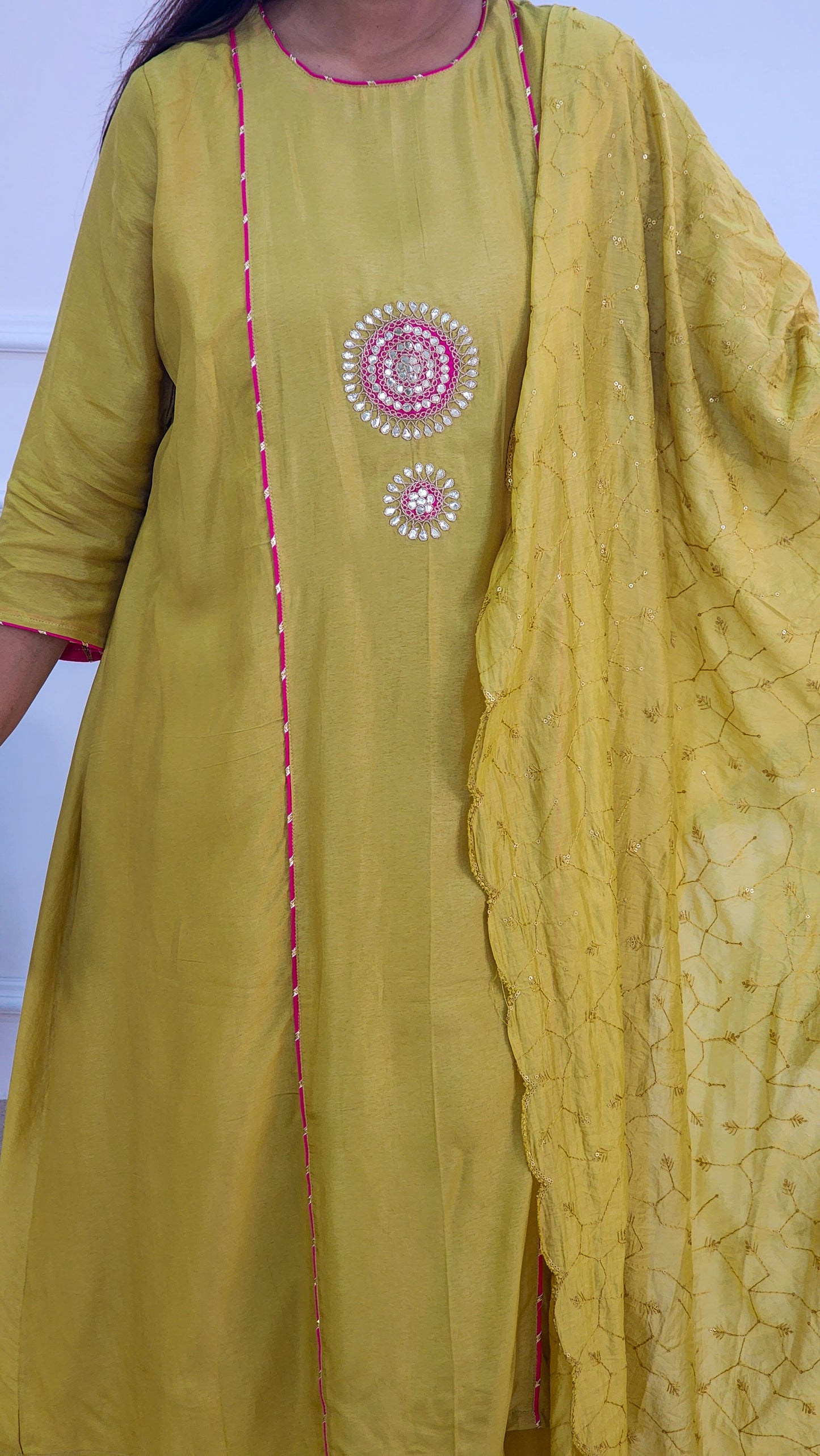 Mustard Chakra Suit Set
