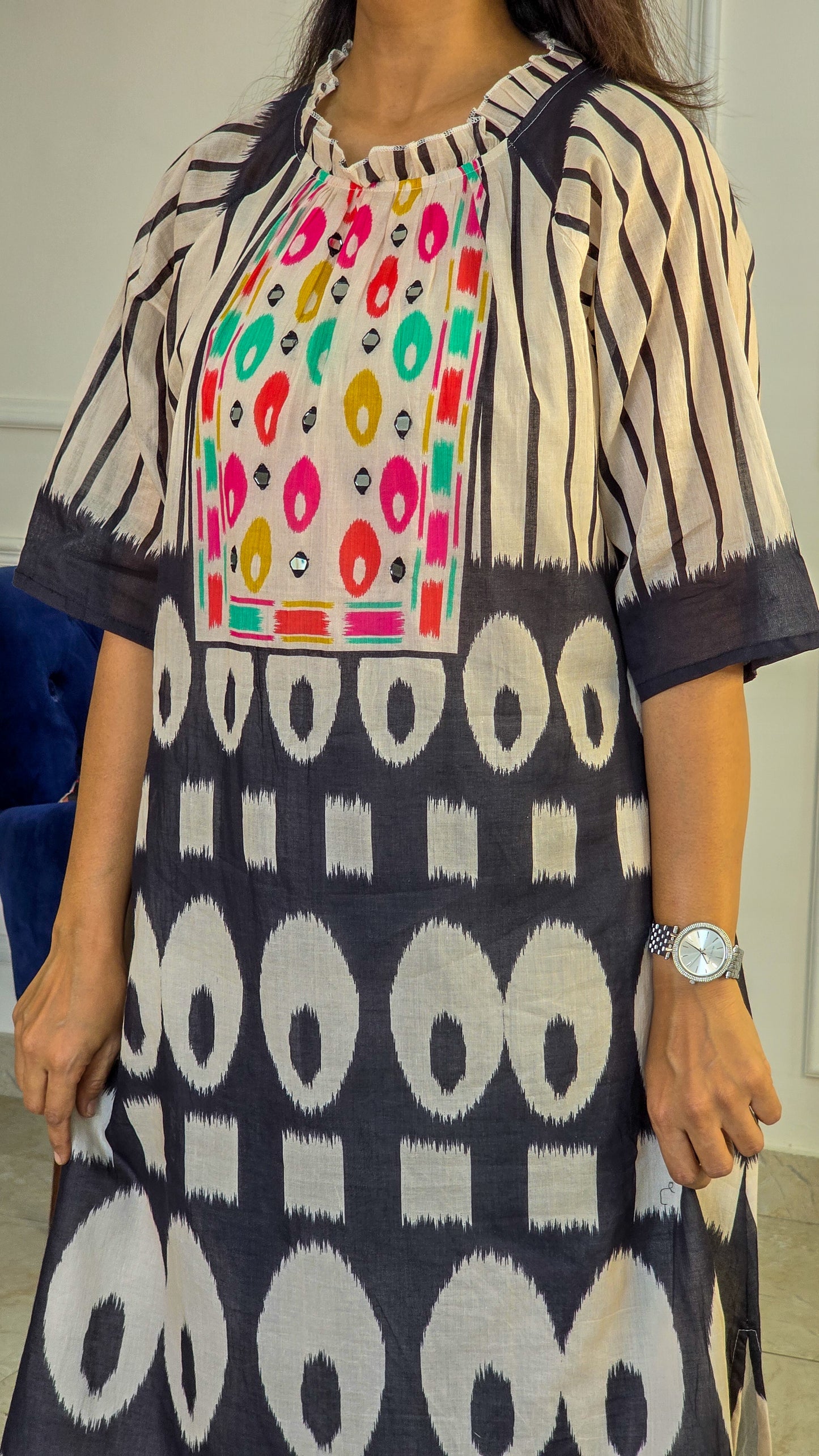 Mul Ikat Suit Set - View 5 - PinkTree by Shrutika