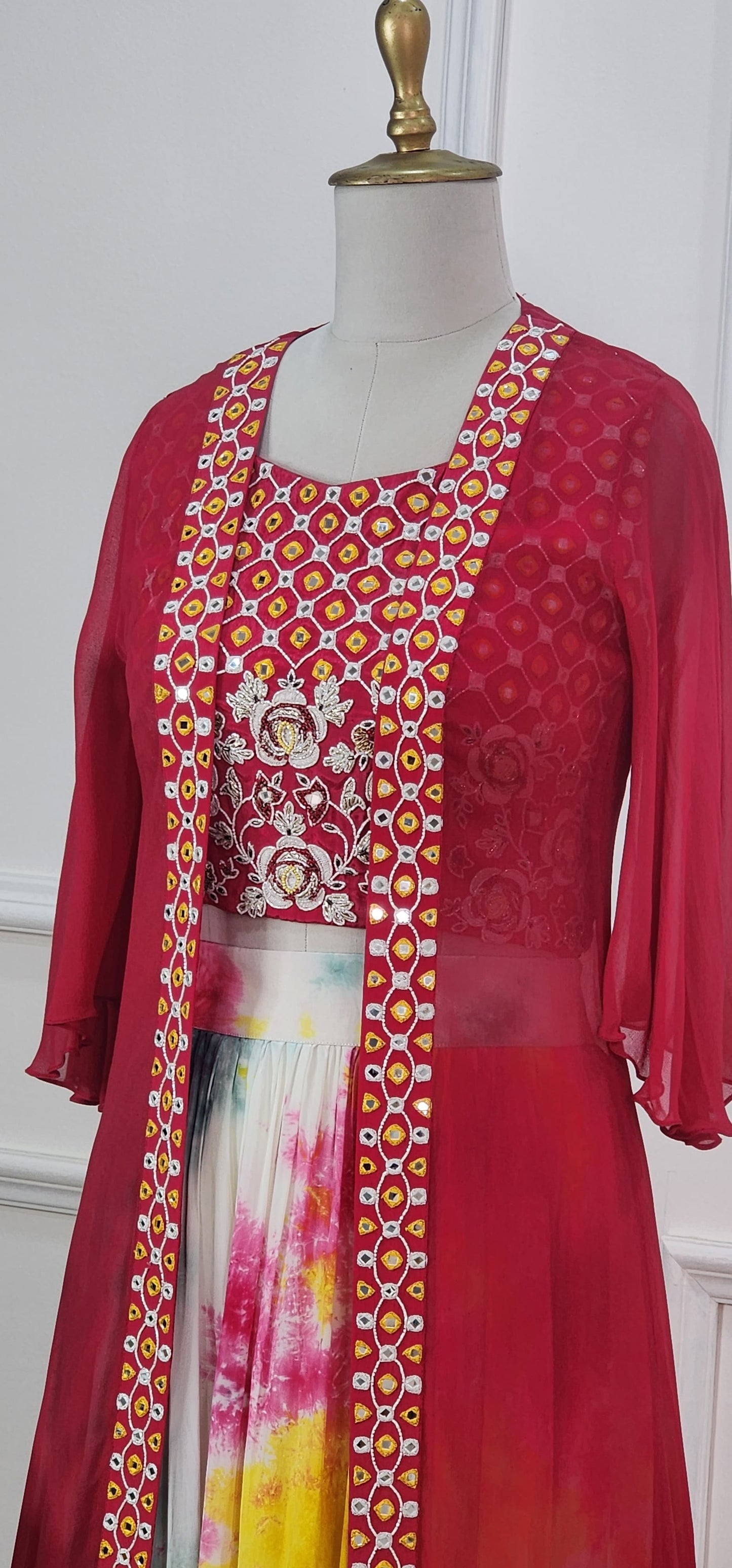 Multi Color Lehenga Set