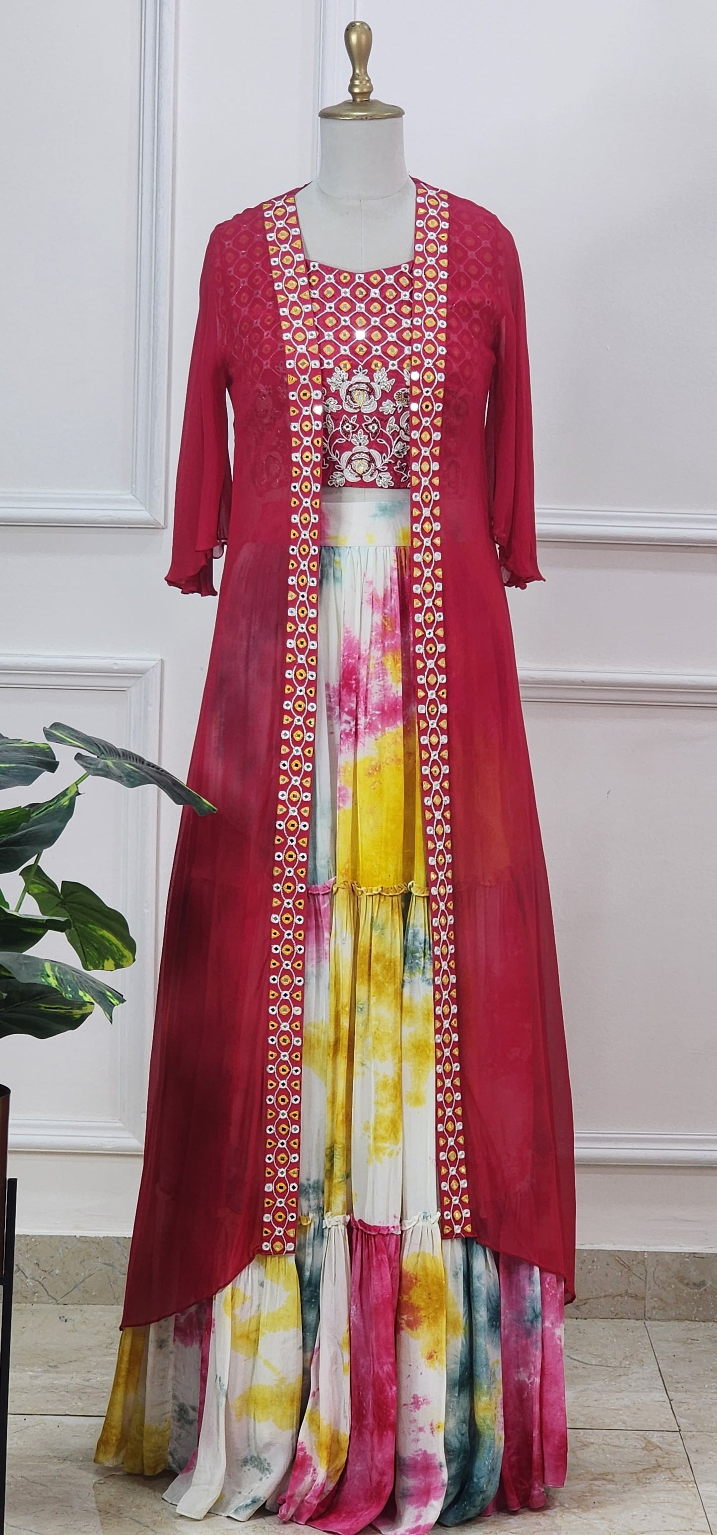 Multi Color Lehenga Set