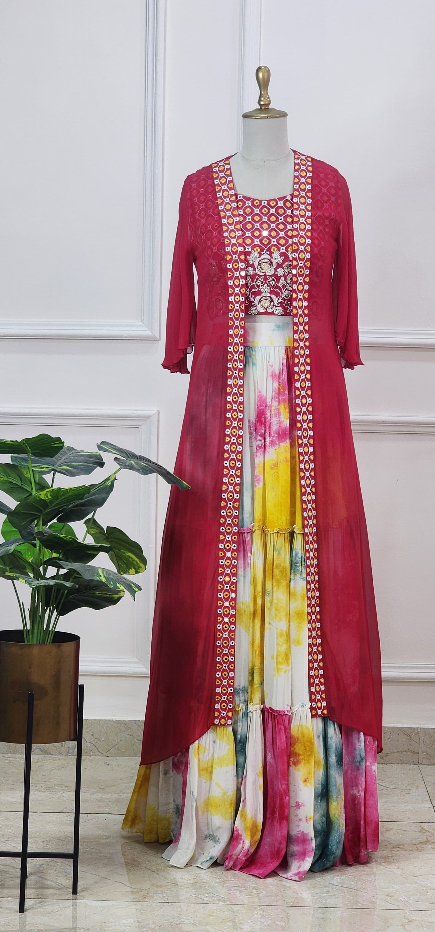 Multi Color Lehenga Set