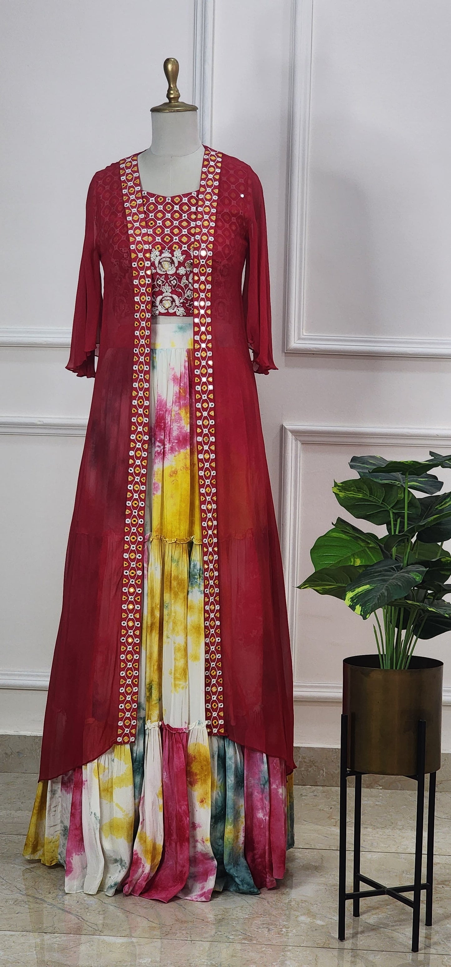 Multi Color Lehenga Set