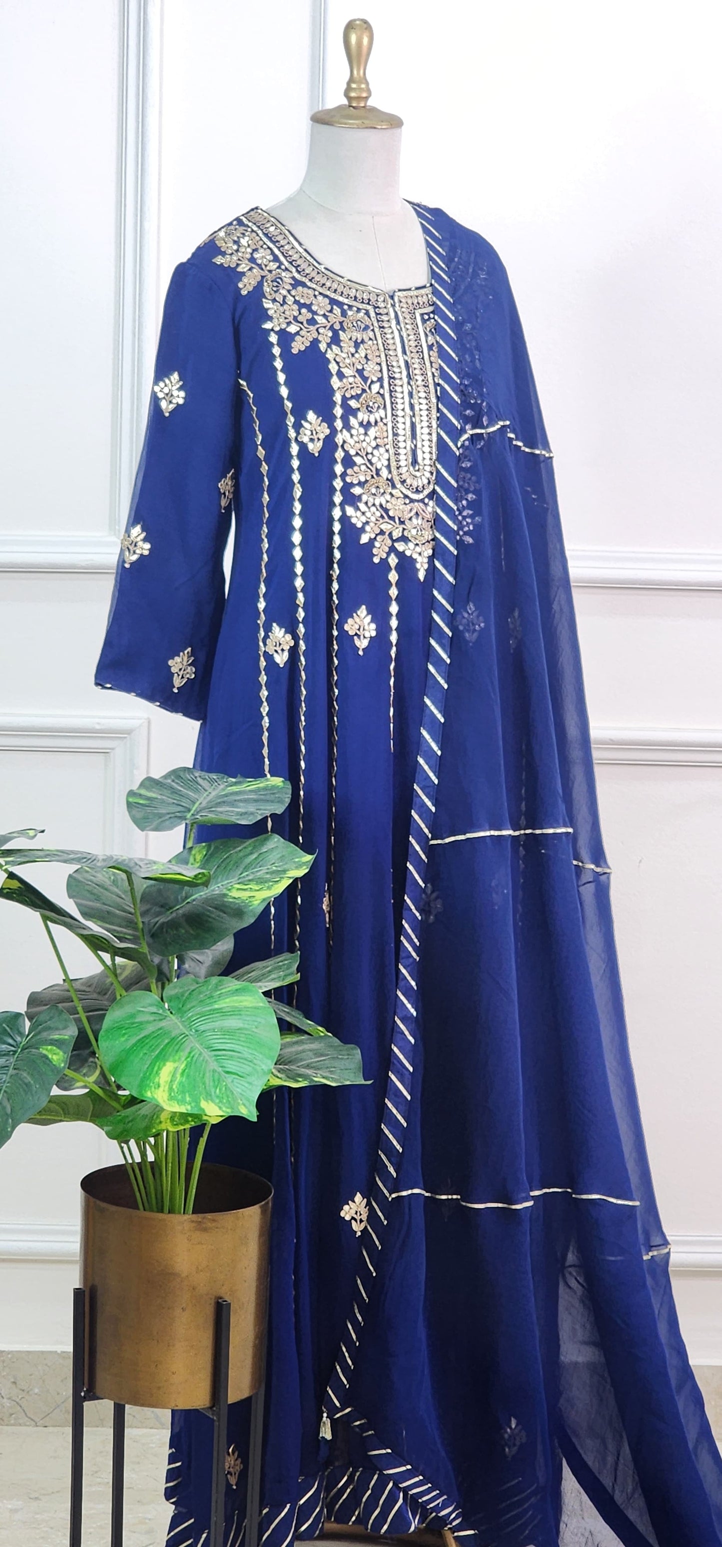 Gota Anarkali Dress