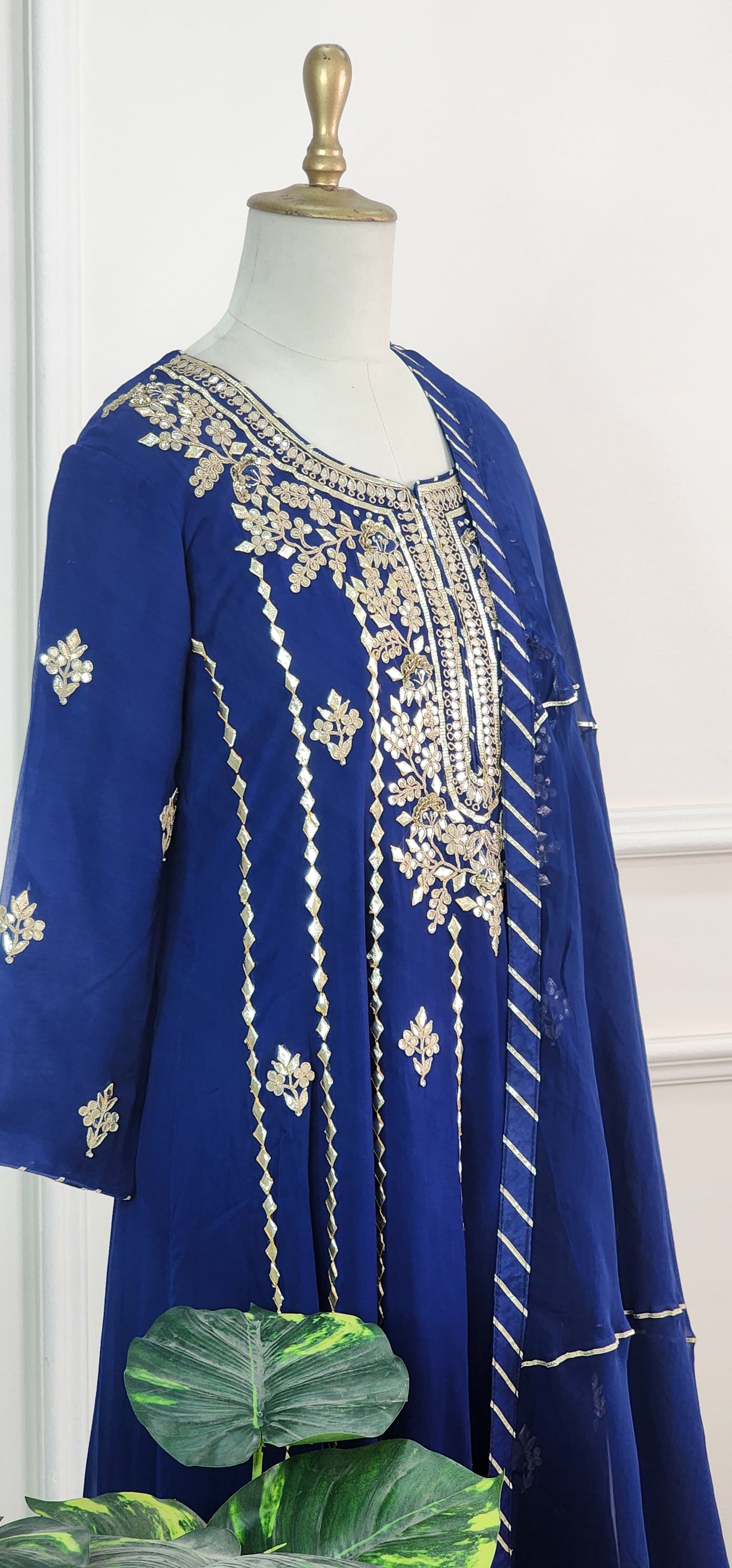 Gota Anarkali Dress