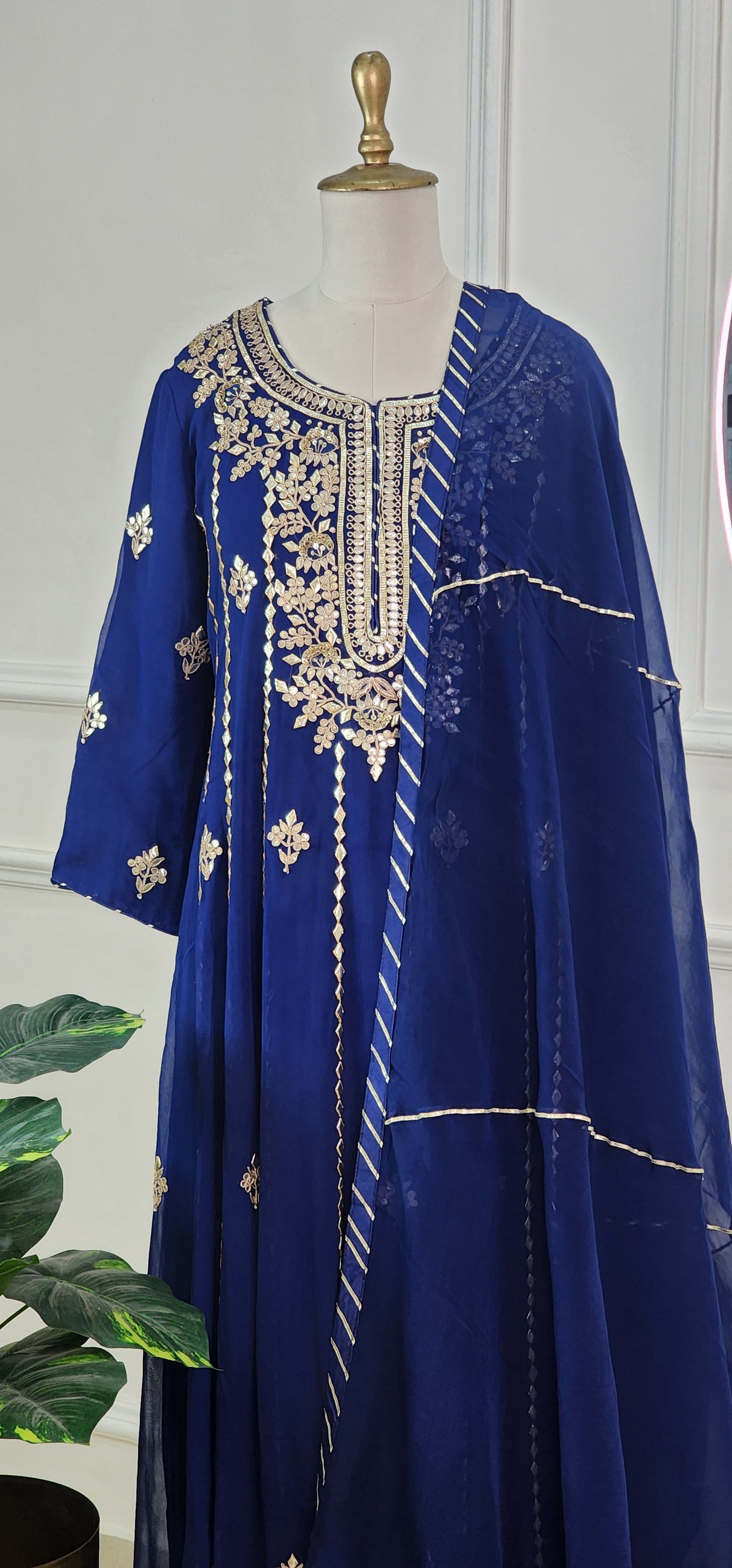 Gota Anarkali Dress