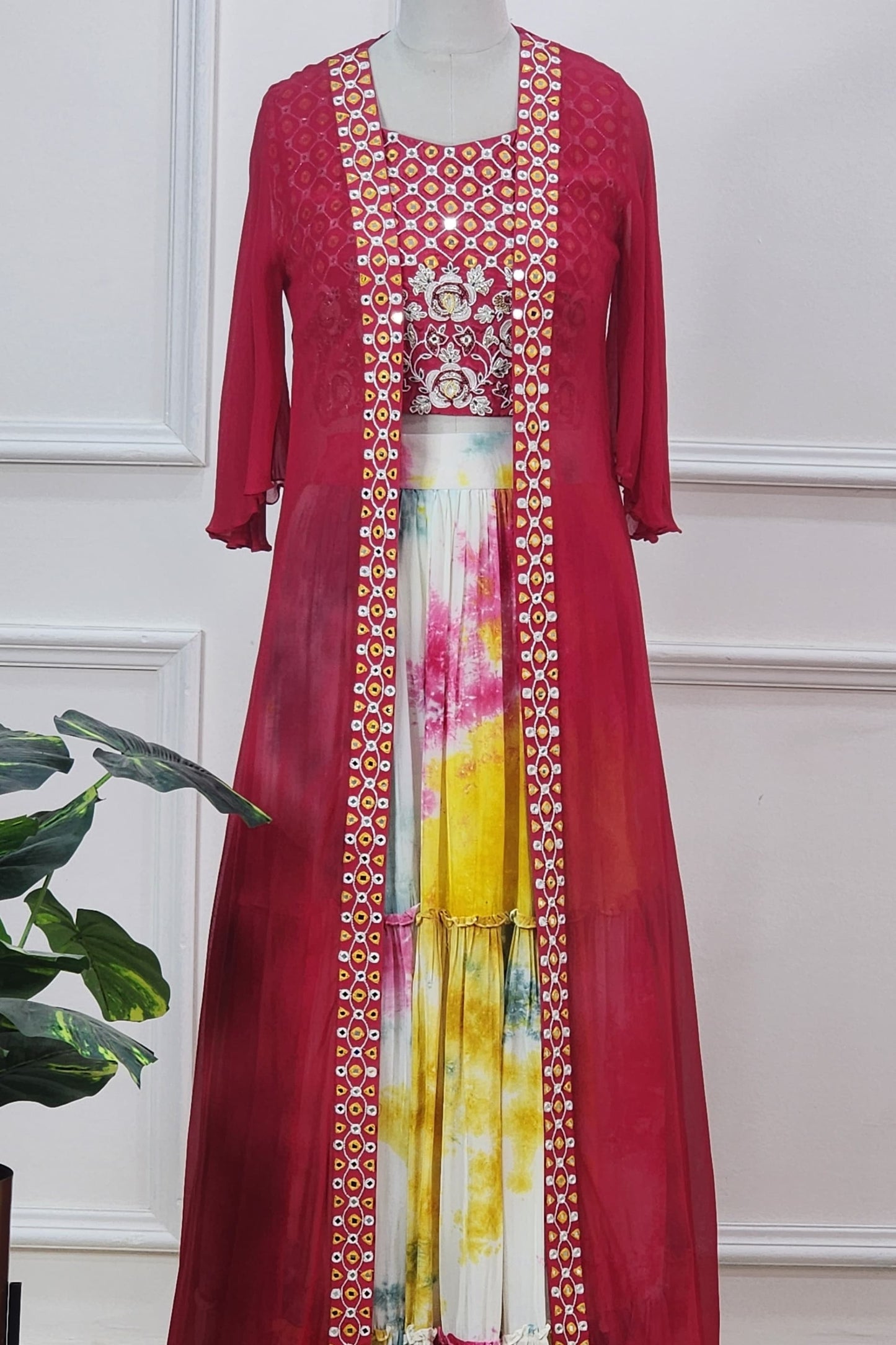 Multi Color Lehenga Set