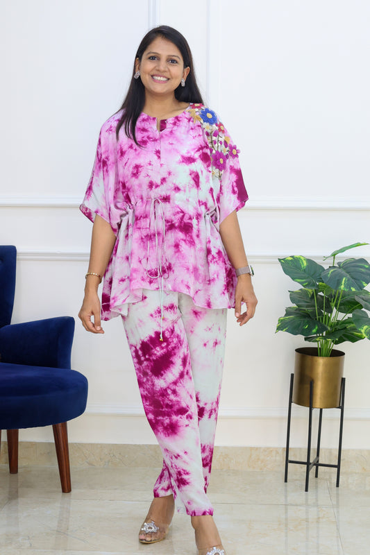 Tie~Dye 3D Hand Work Set (Magenta)