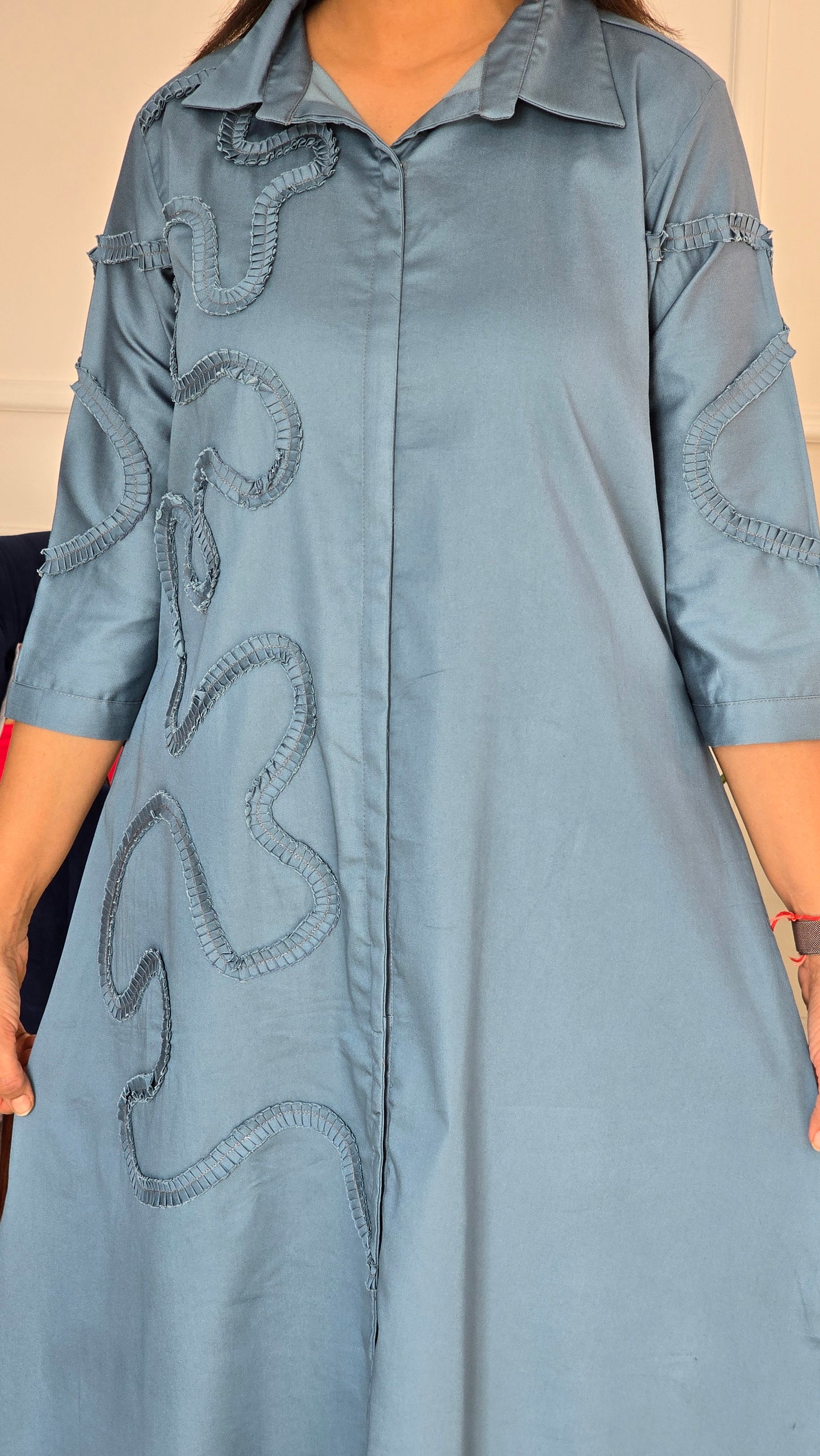 Blue Ripple Tunic