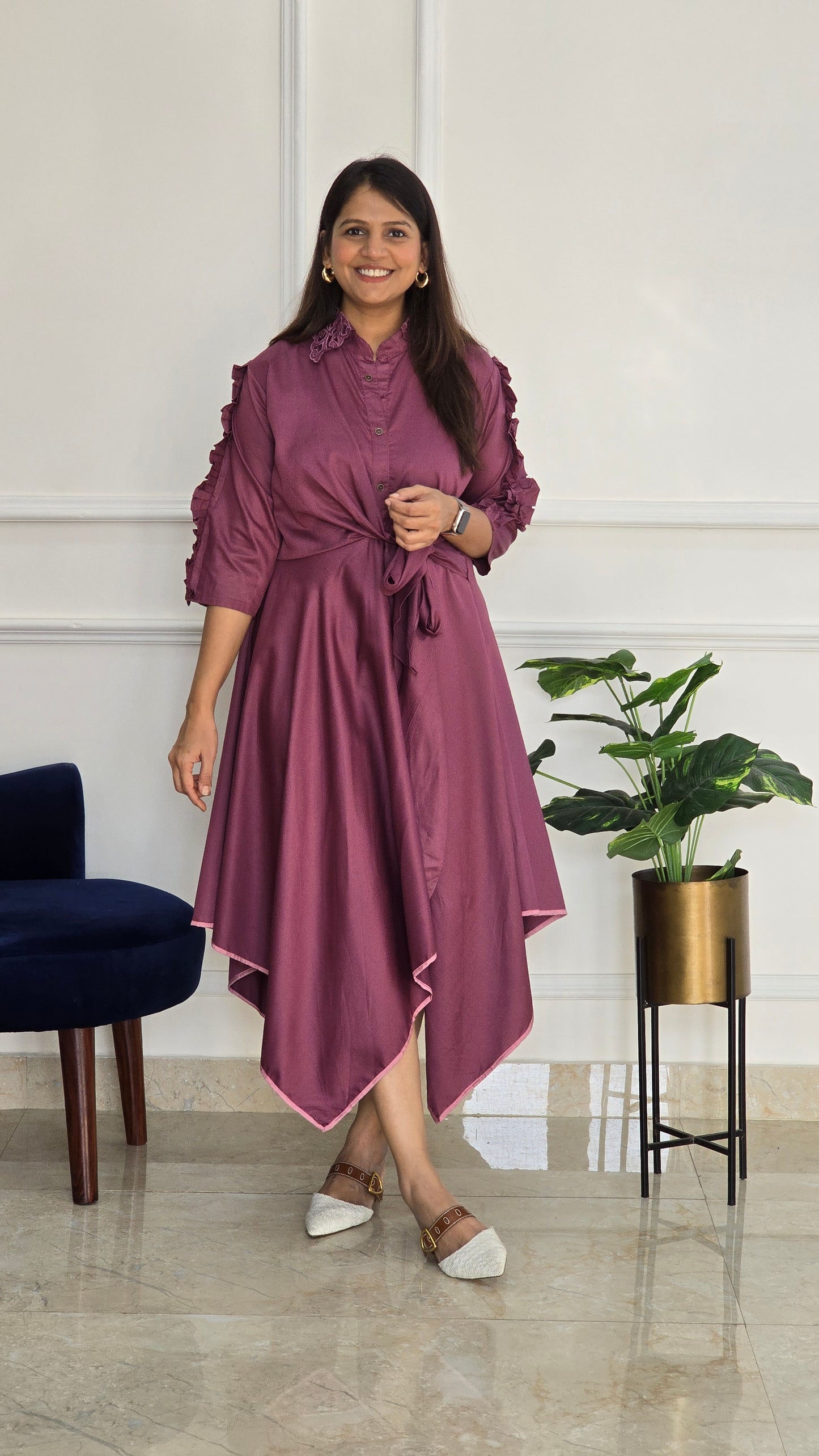 Mauve Knot Tunic