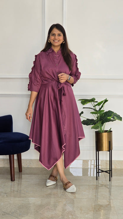 Mauve Knot Tunic