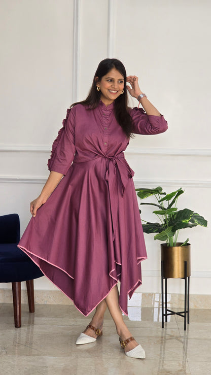 Mauve Knot Tunic