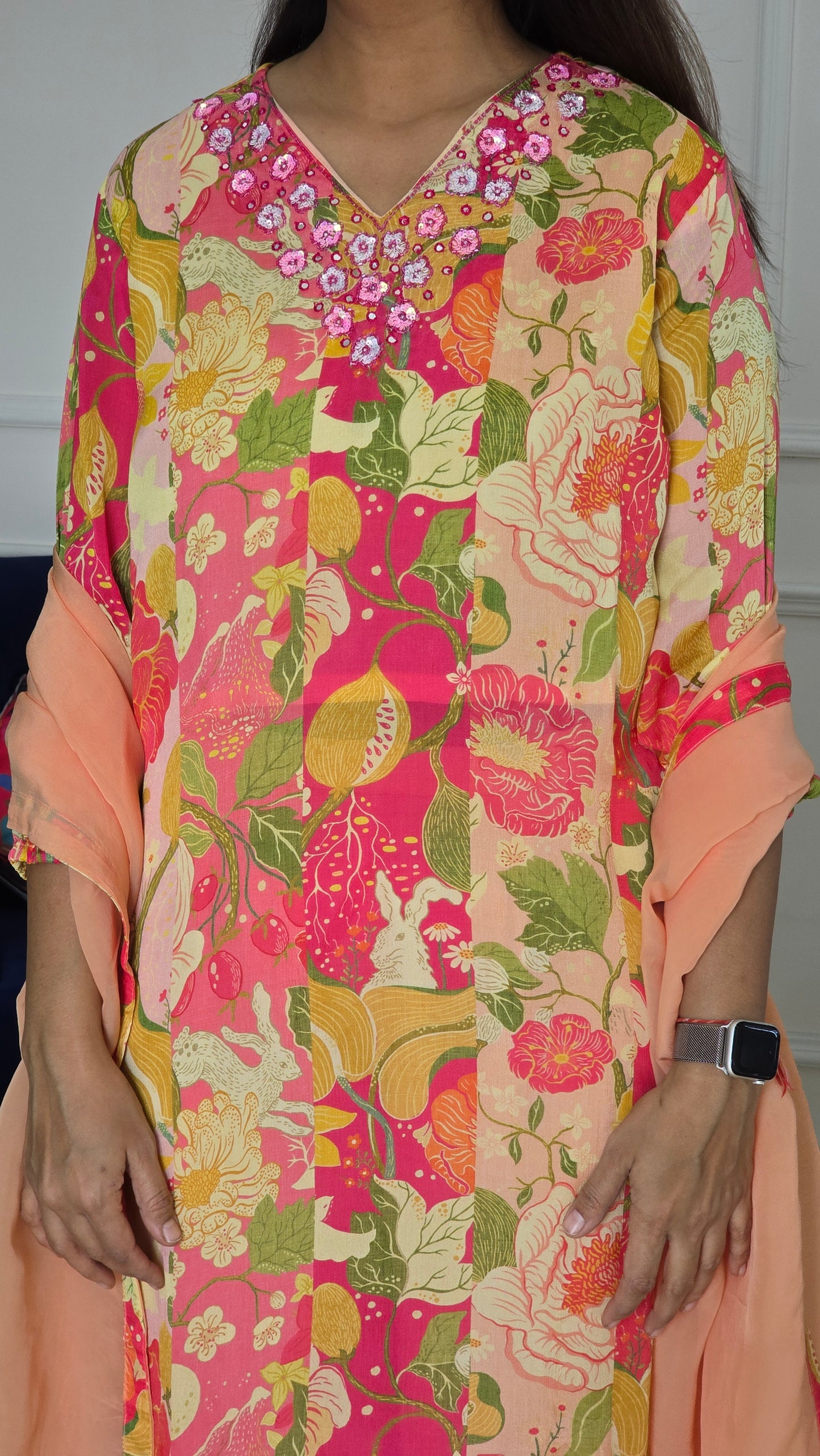 Blooming Bliss Silk Suit Set