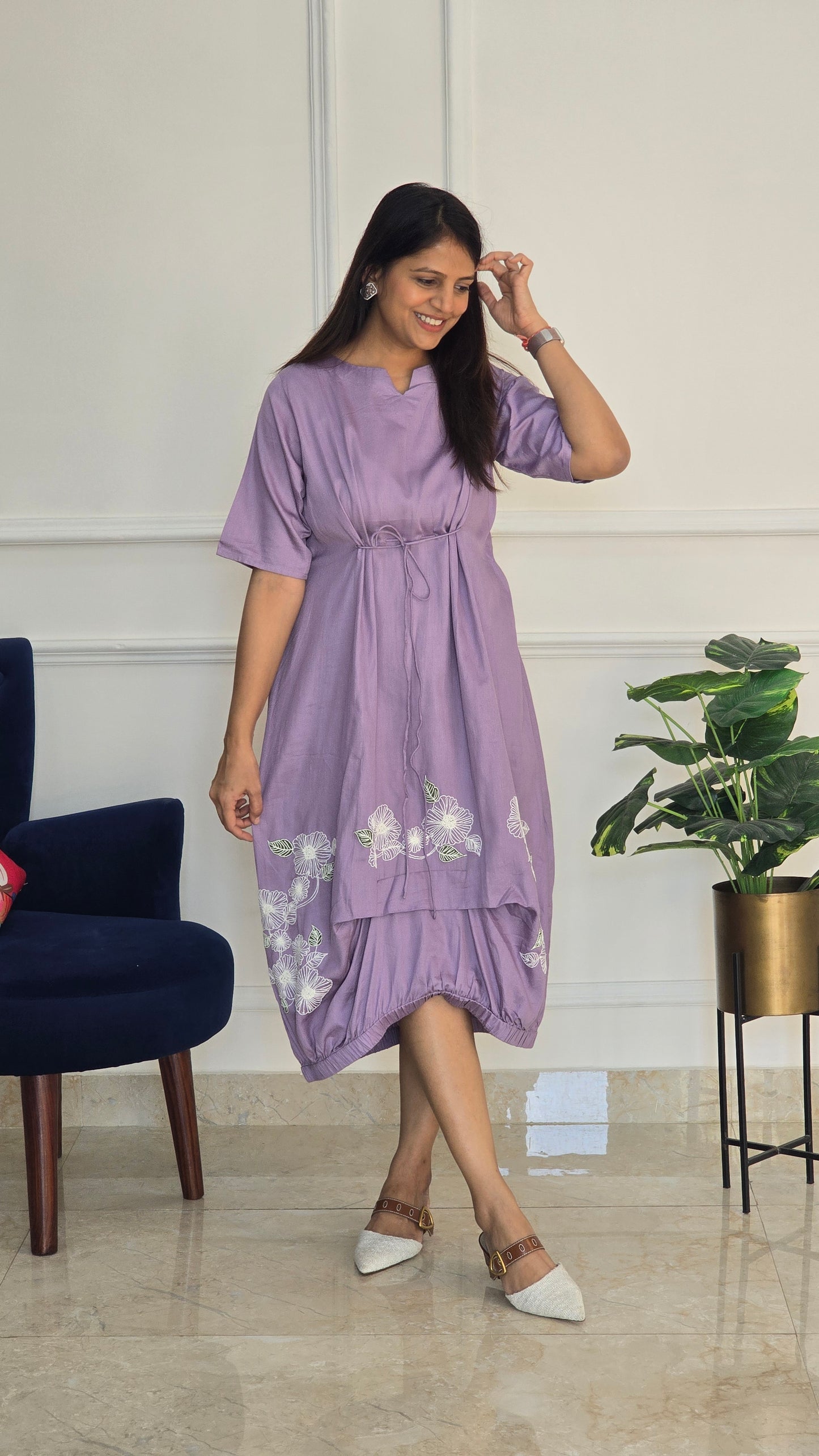 Lilac Knot Tunic
