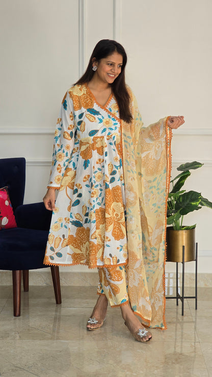 Mustard Luxe Kurta Set