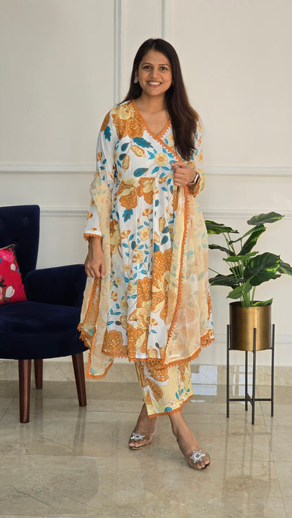 Mustard Luxe Kurta Set