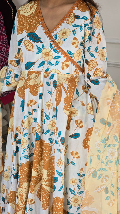 Mustard Luxe Kurta Set