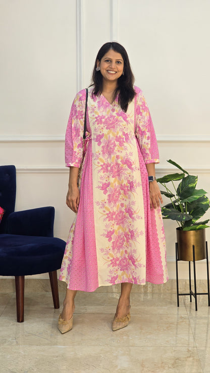 Floral Whisper Midi - View 3 - PinkTree by Shrutika