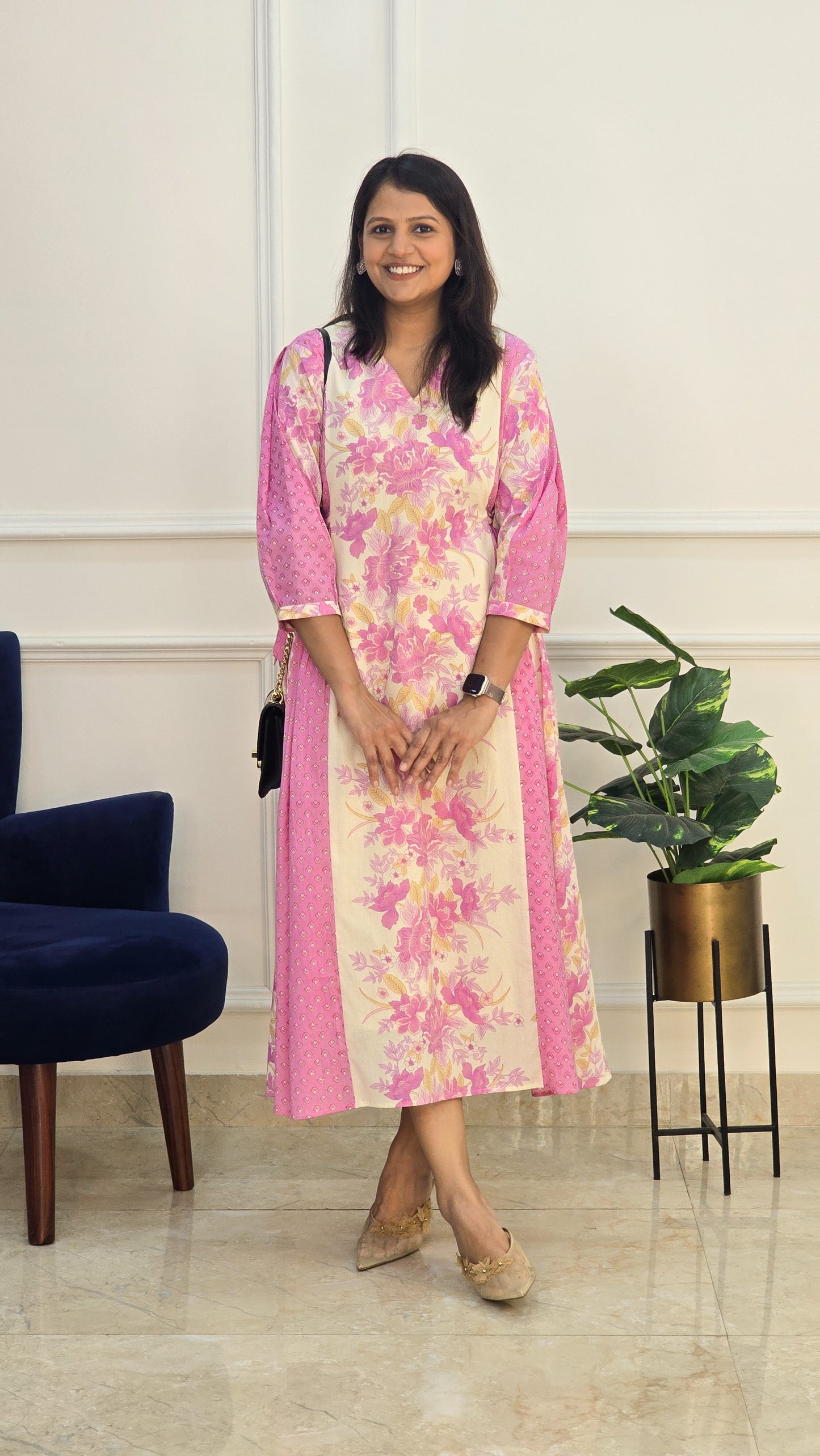 Floral Whisper Midi - View 5 - PinkTree by Shrutika