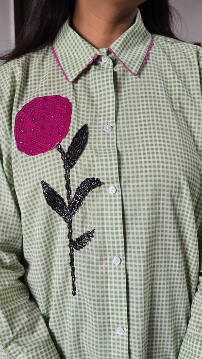 Ghingham Blossom Shirt