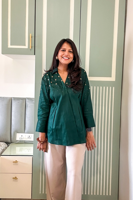 Green Bling Top (10 days dispatch )