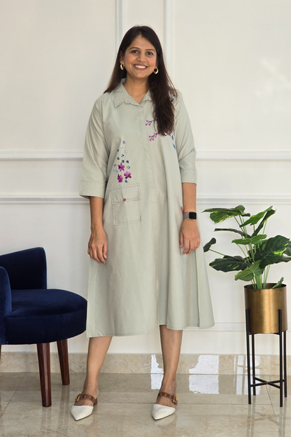 Pista Woodland Petals Cotton Tunic
