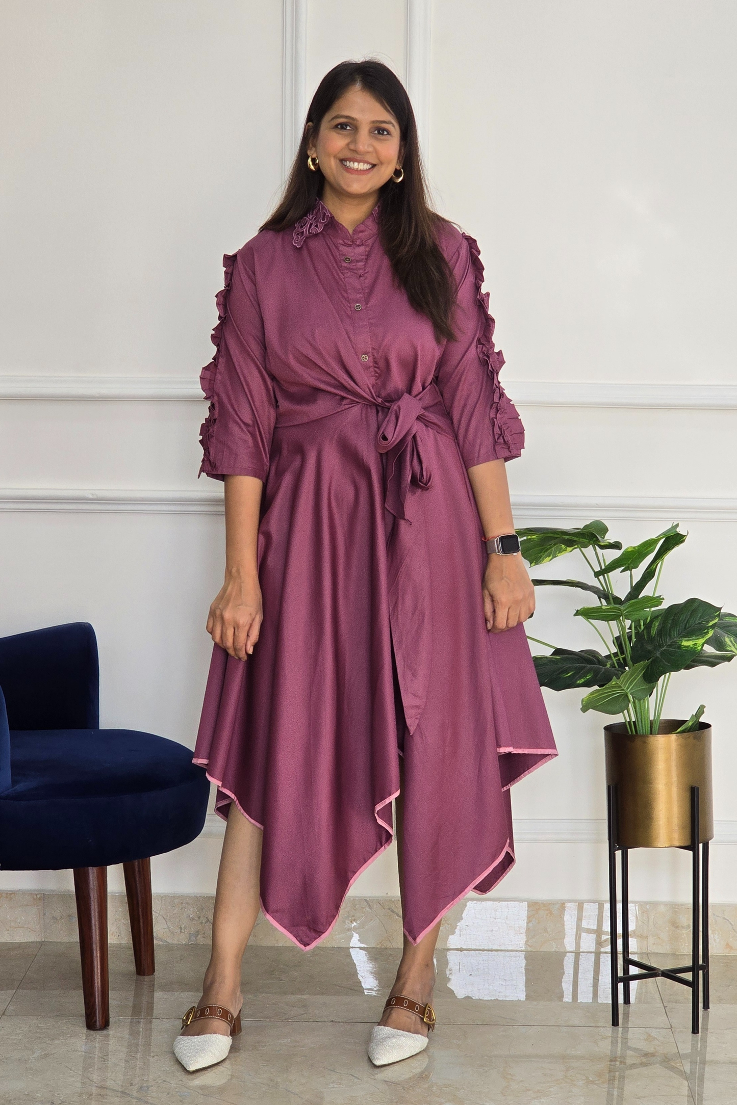 Mauve Knot Tunic