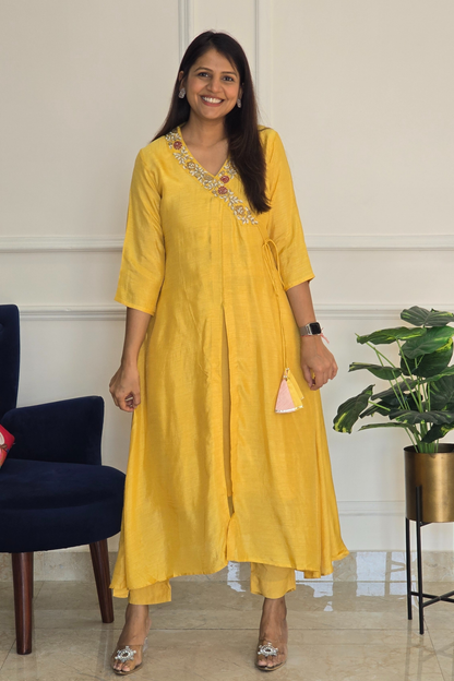 Angrakha Patterned Dress - PinkTree by Shrutika