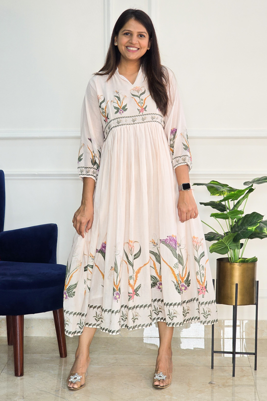 Floral Tunic With Belt