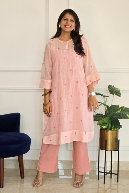 Blush Square Mul Set