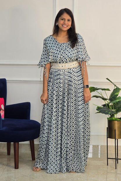 Blue Floral Dress - PinkTree by Shrutika