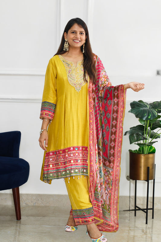 Rangsaar Anarkali Suit Set