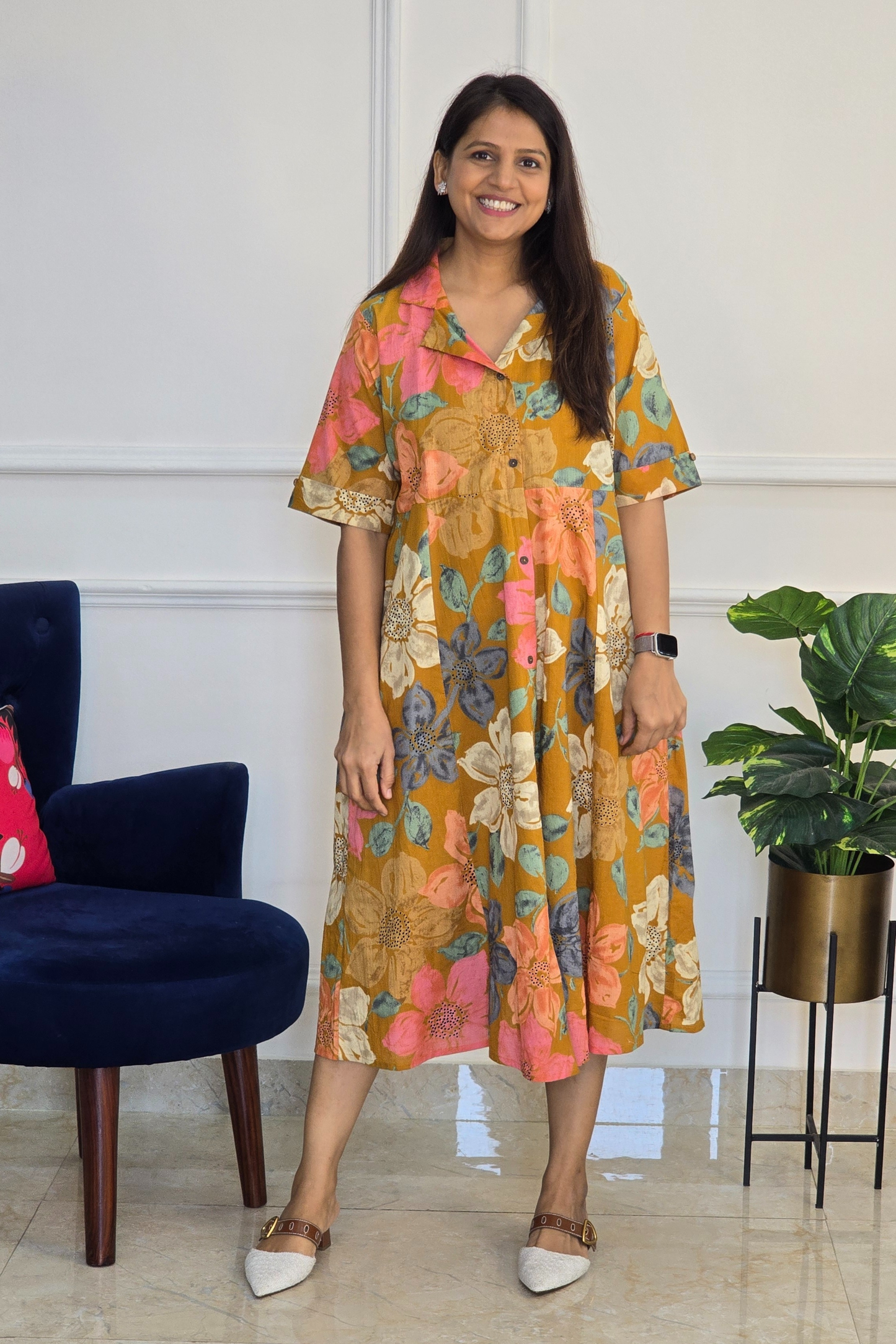 Mustard Willow Tunic - PinkTree by Shrutika
