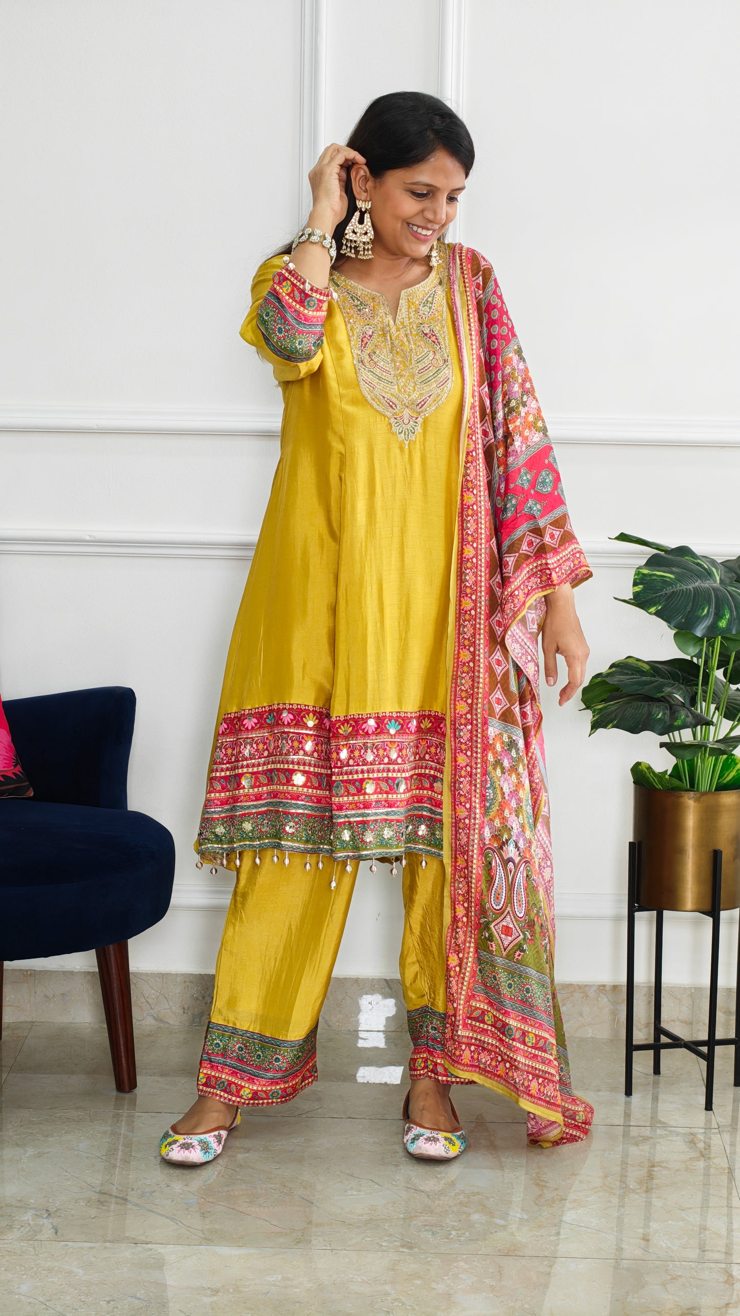 Rangsaar Anarkali Suit Set