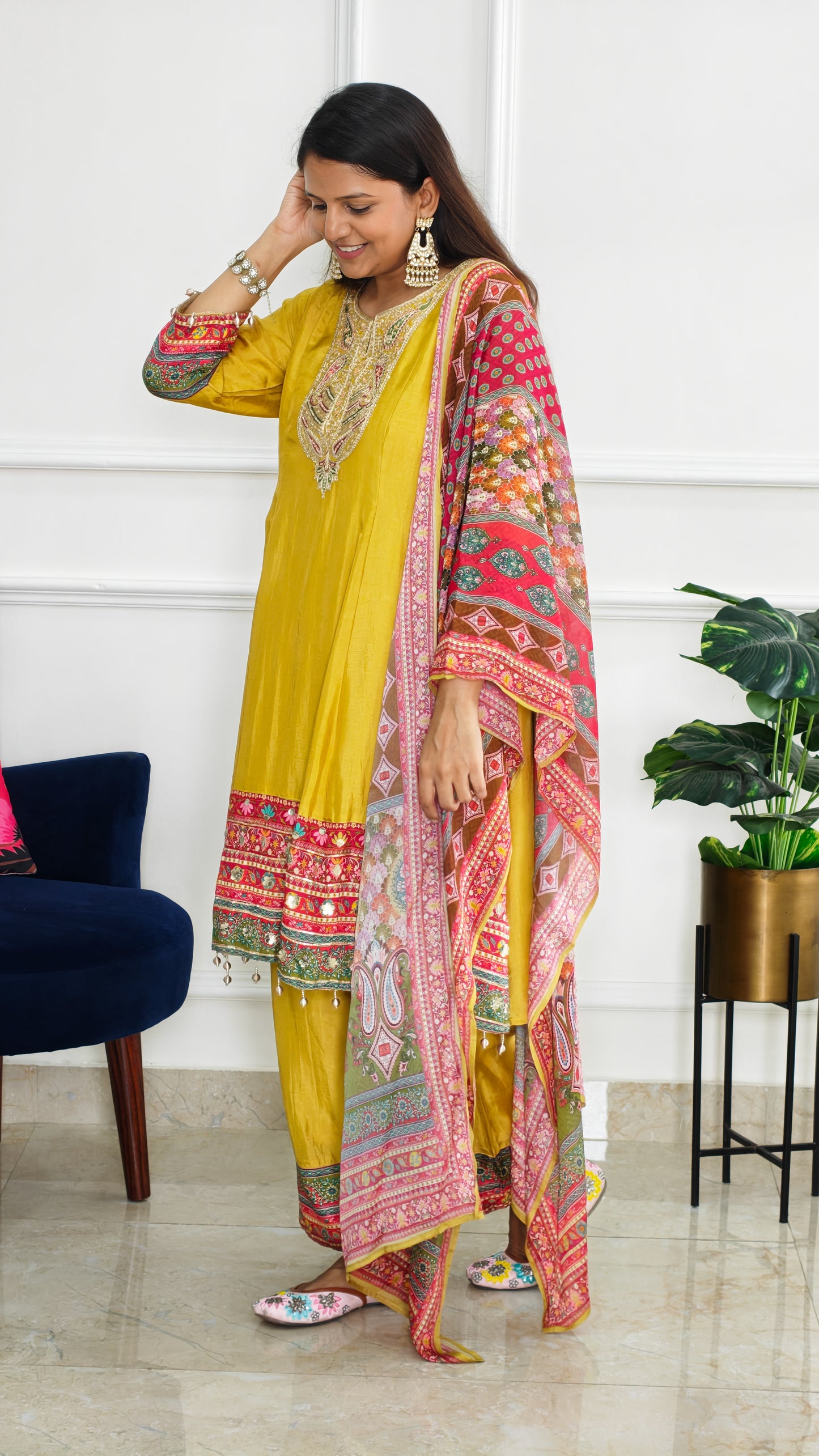 Rangsaar Anarkali Suit Set