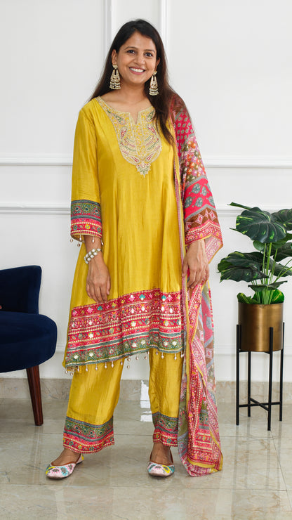 Rangsaar Anarkali Suit Set
