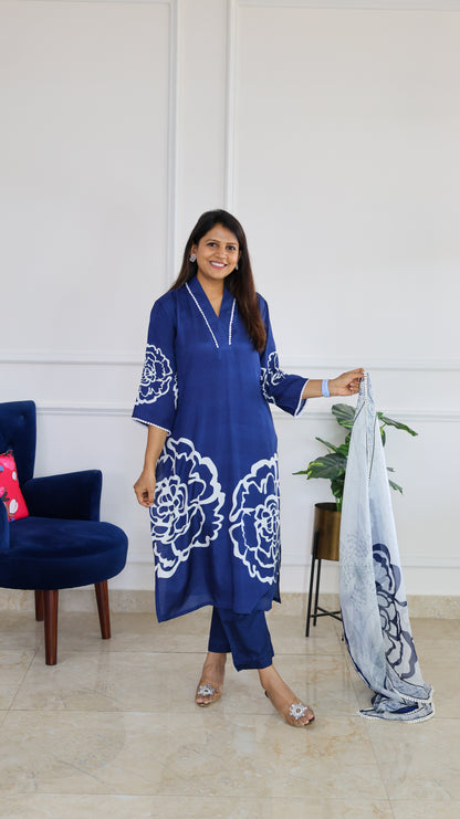Neel Kamal Muslin Suit Set