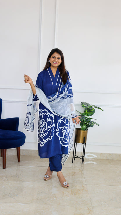 Neel Kamal Muslin Suit Set