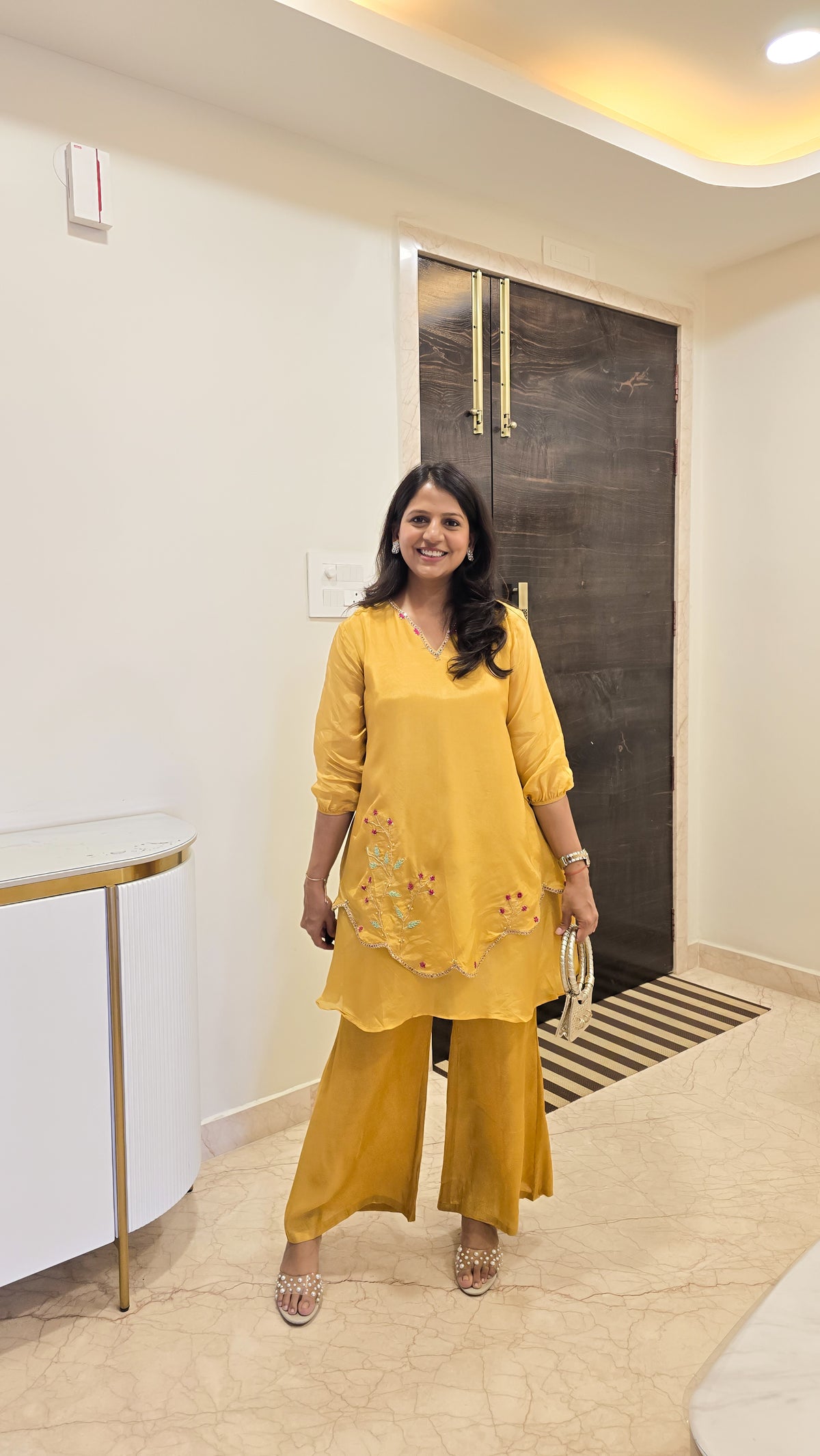 Yellow Elegance Muslin Set