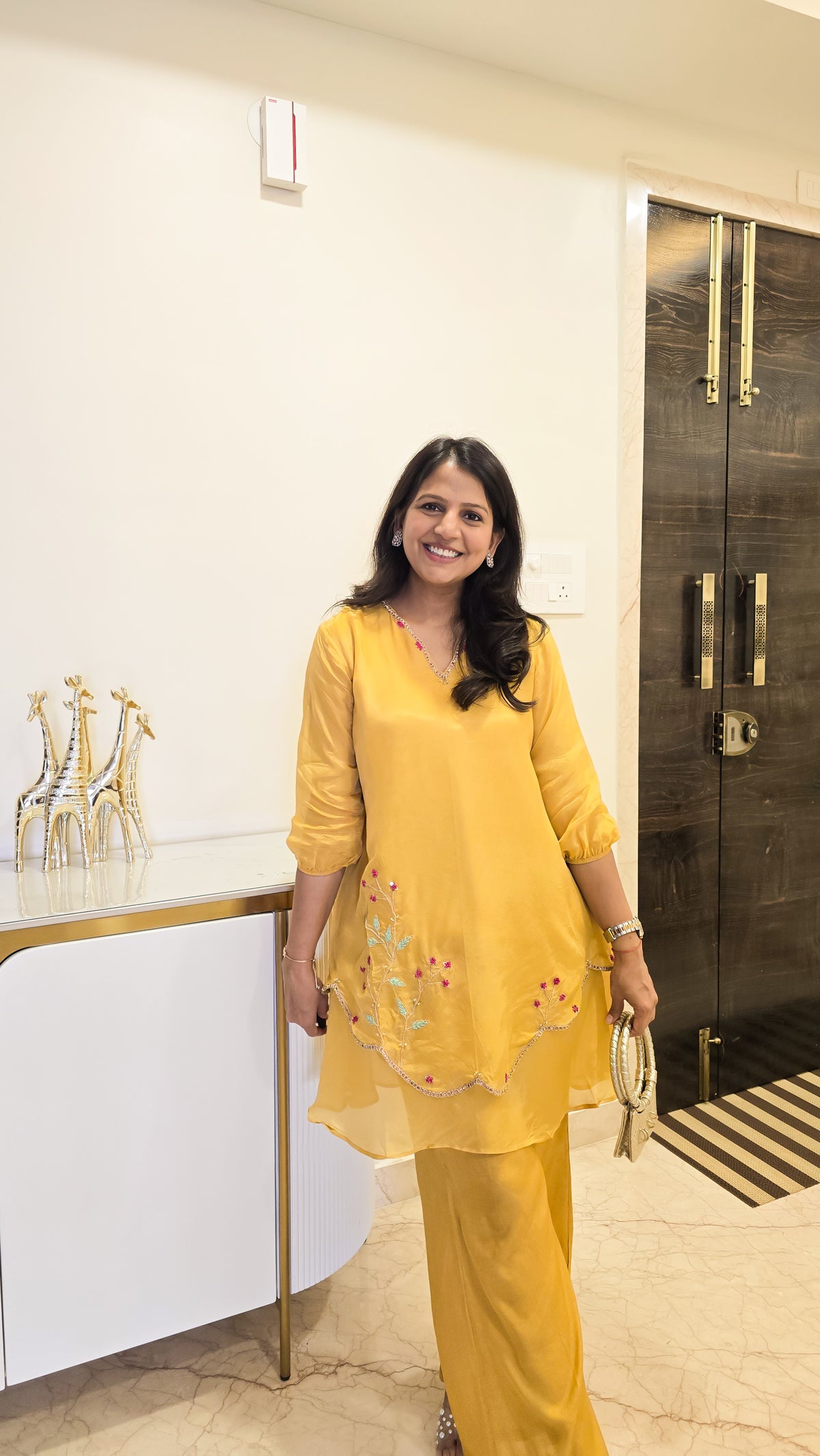 Yellow Elegance Muslin Set