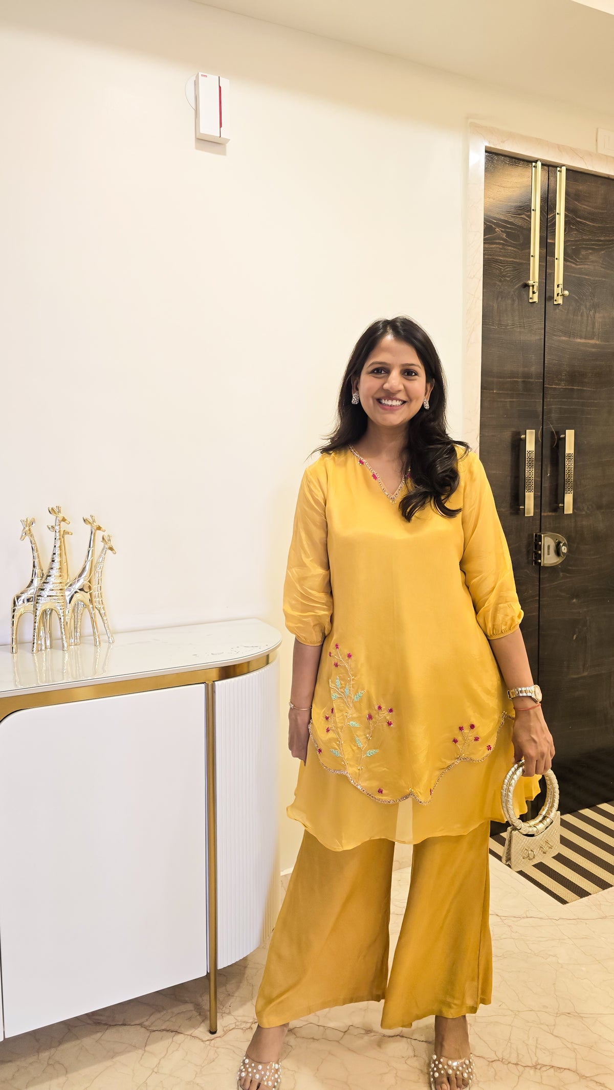 Yellow Elegance Muslin Set