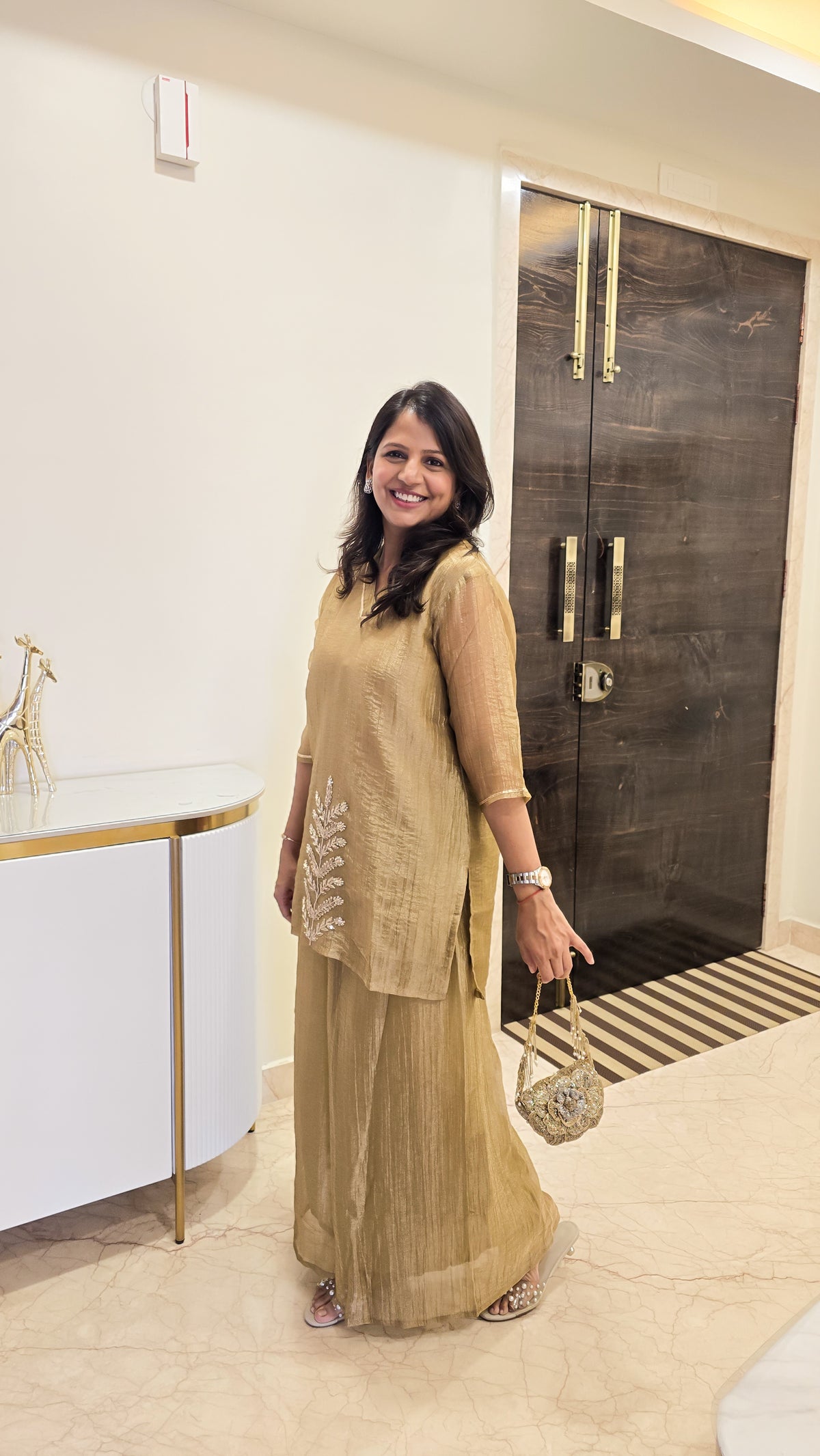 Tissue Butta Kurta Set