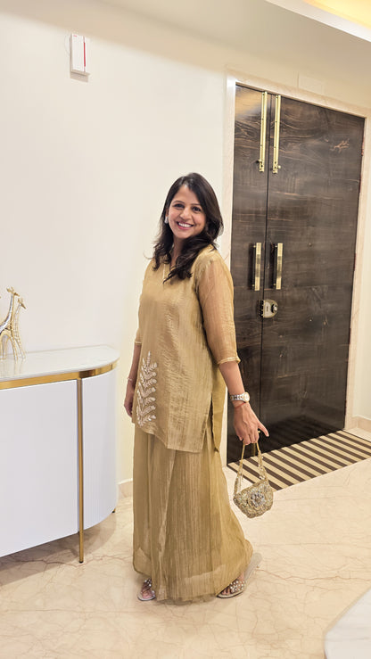 Tissue Butta Kurta Set
