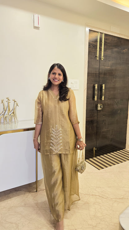 Tissue Butta Kurta Set