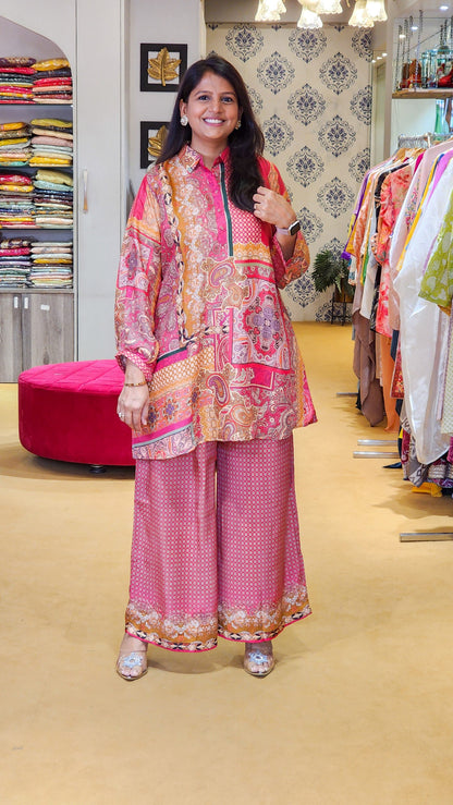 Red Paisley Co Ord Set