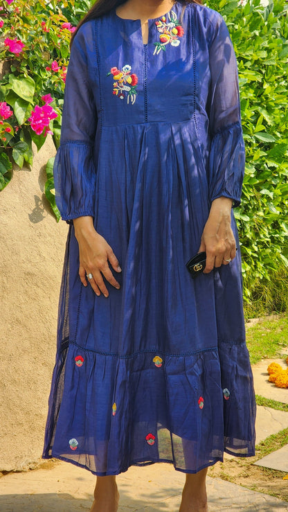 Noor Flare Tunic with Embroidery
