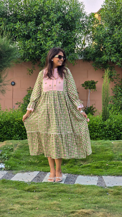 Mira Garden Mul Cotton Tunic - View 7 - PinkTree by Shrutika