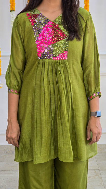 The Olive Bloom Co-ord Set