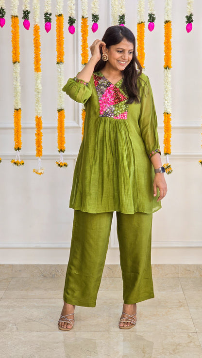 The Olive Bloom Co-ord Set